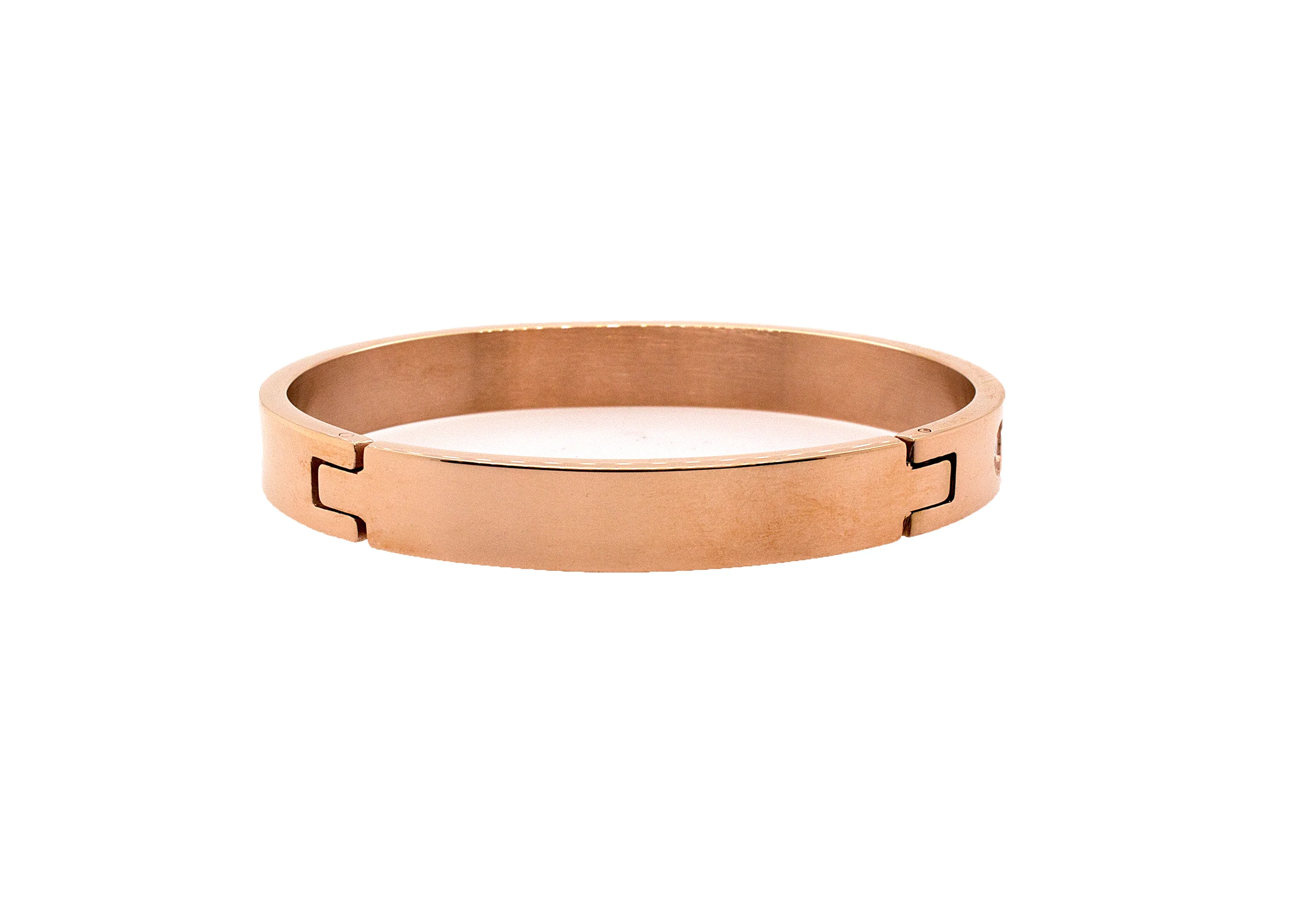 Custom Stainless Steel Bangle Bracelet with 8 Stones - 100 Pieces - Image 4